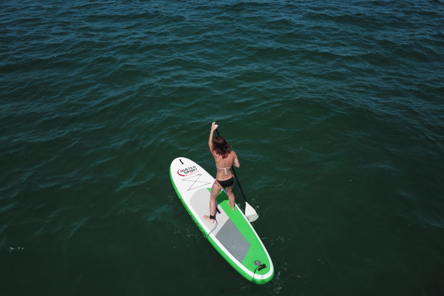 Paddle débutant dans le chenal watersportaventure