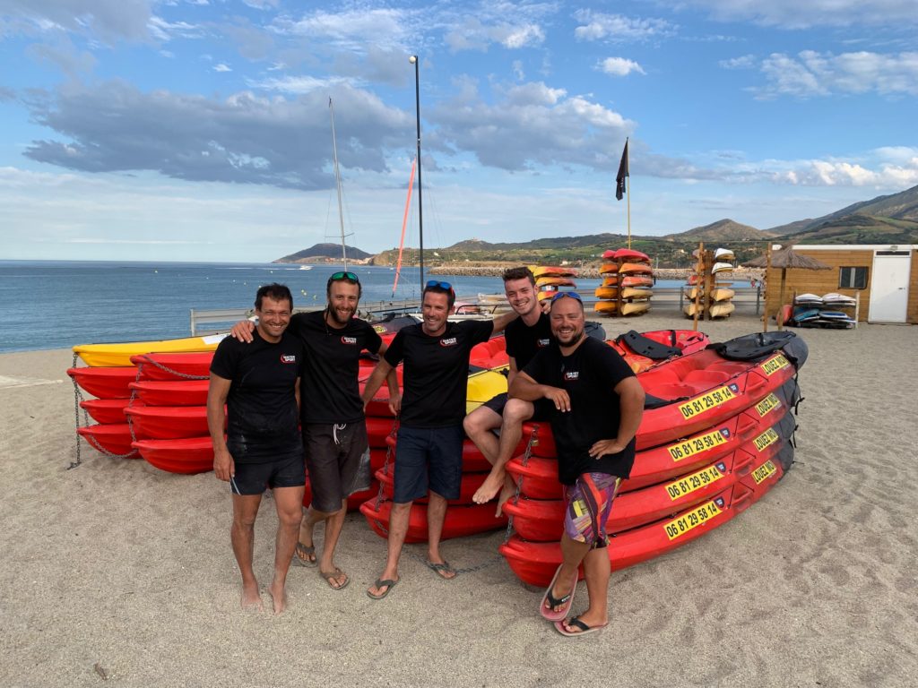 equipe watersport aventure kayak paddle argeles