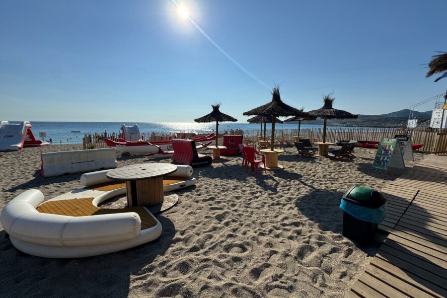 espace petite restauration, transats watersportaventure